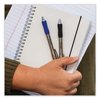 Paper Mate Profile Metal Ballpoint Pen, Retractable, Medium 1 mm, Blue Ink, Silver Barrel, PK12 PK 2130518